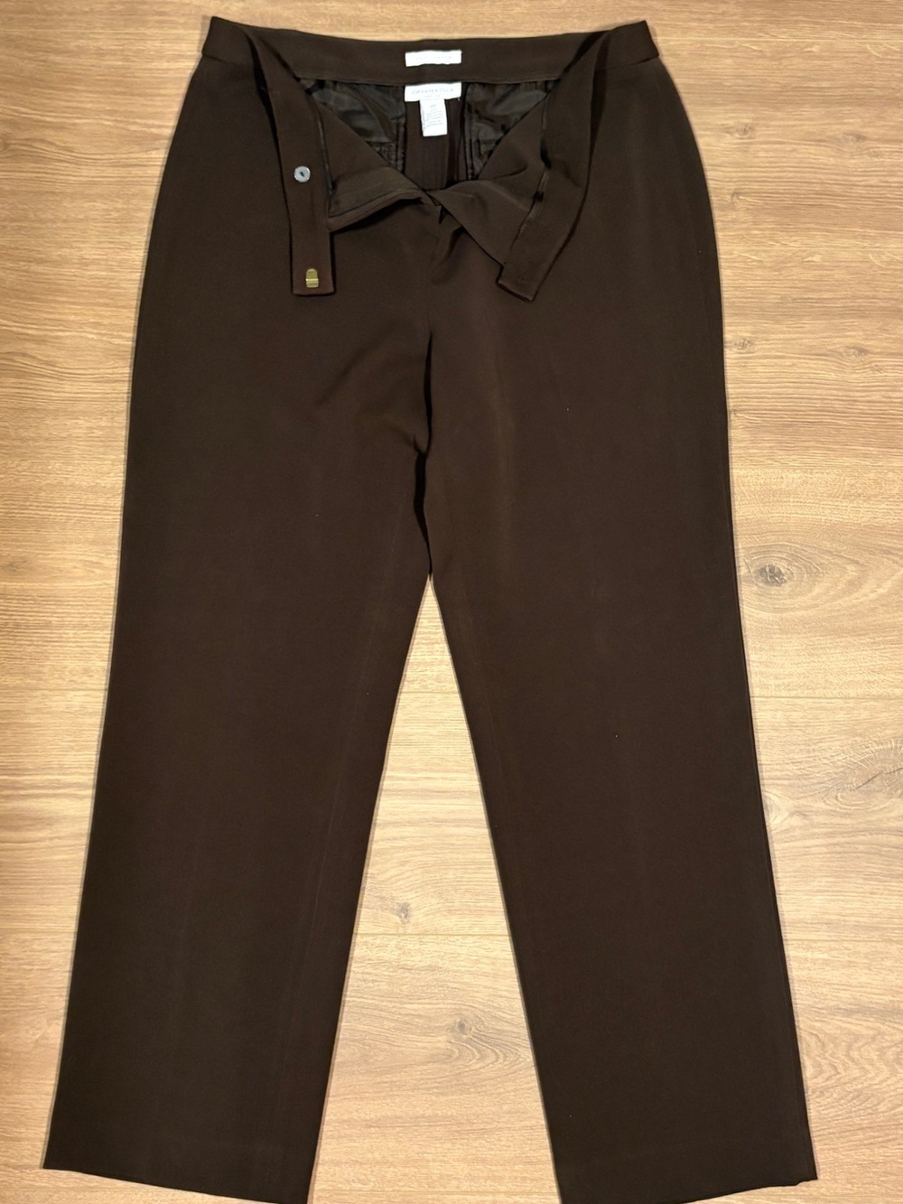 Charter Club Dark Brown Women's Dress Pants